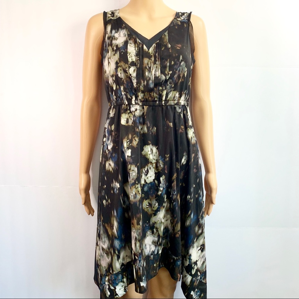 SIMPLY VERA Sleeveless Floral Midi Dress